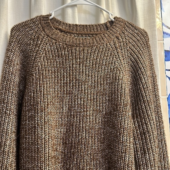 NWOT Men’s Jachs New York Copper Marled Ribbed Crewneck Sweater Size Medium - Picture 3 of 10